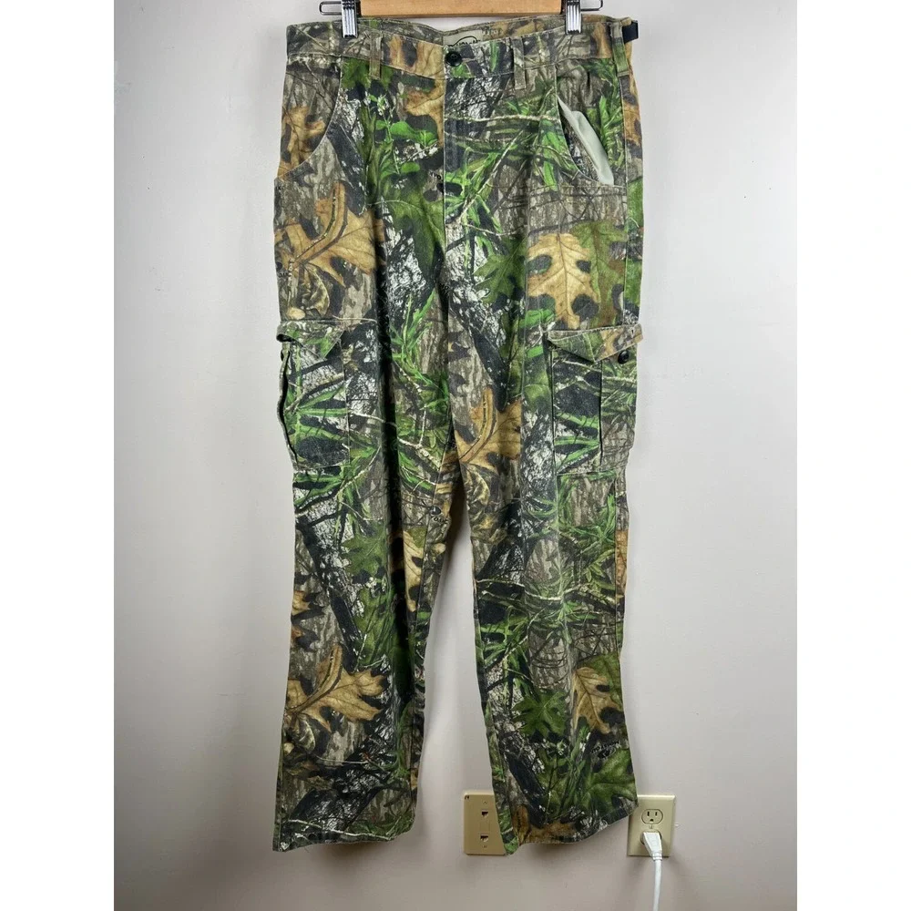 FieldStaff Mossy Oak Camo Hunting Set Mens XL Shirt 34 Pants Full Strut Turkey